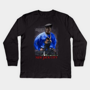 New Jack City Kids Long Sleeve T-Shirt